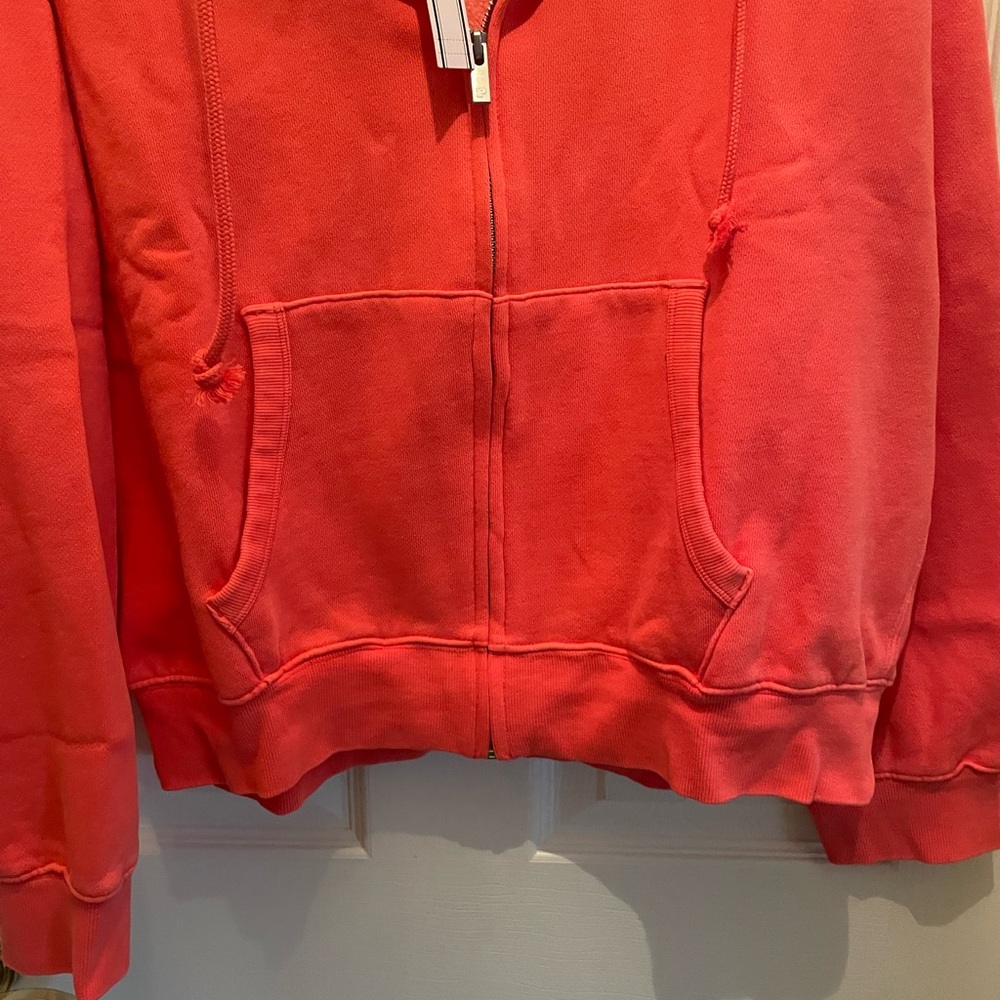 PINK Victoria's Secret Coral Zip-Up Hoodie - Picture 5 of 16